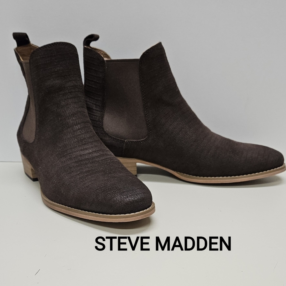 NWOT Steve Madden Suede Boots - Picture 10 of 13